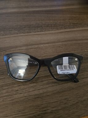 Prada Black Cat-Eye Optical Glasses